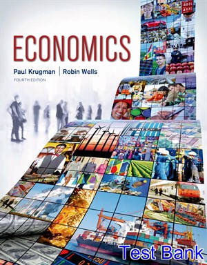 test bank for economics 4th edition by krugman ibsn 9781464143847