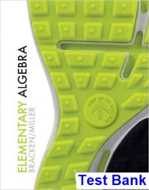 test bank for elementary algebra 1st edition by bracken