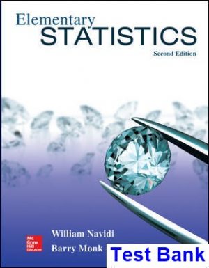 test bank for elementary statistics 2nd edition by navidi