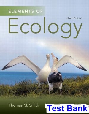test bank for elements of ecology 9th edition by smith