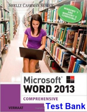 test bank for enhanced microsoft word 2013 comprehensive 1st edition by vermaat