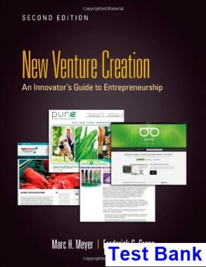 test bank for entrepreneurship an innovators guide to startups and corporate ventures 2nd edition by meyer