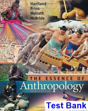 test bank for essence of anthropology 4th edition by haviland