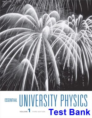 test bank for essential university physics 3rd edition by richard wolfson