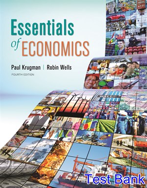 test bank for essentials of economics 4th edition by krugman ibsn 9781464186653