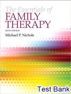 test bank for essentials of family therapy 6th edition by nichols