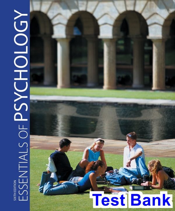 test bank for essentials of psychology 6th edition by bernstein