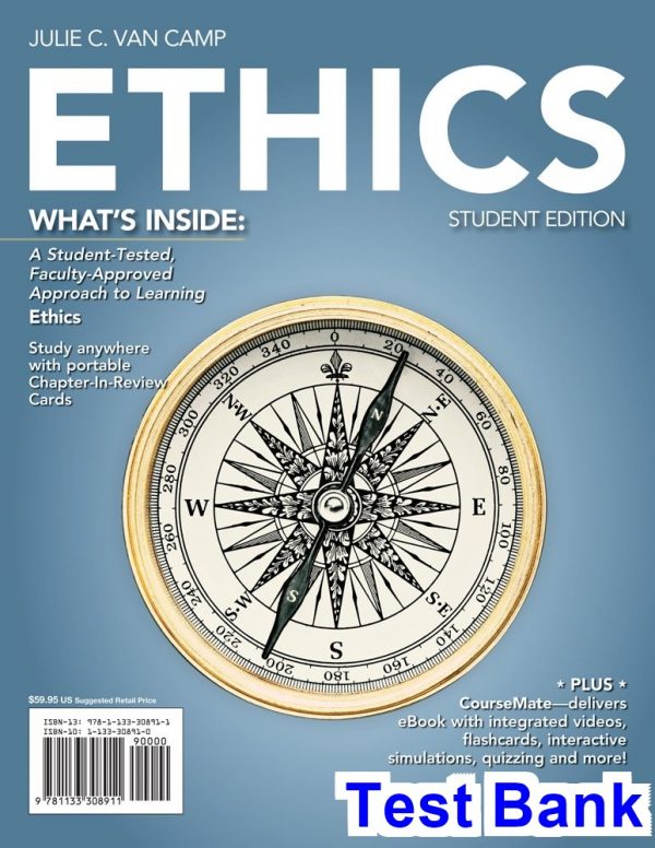 test bank for ethics 1st edition by camp