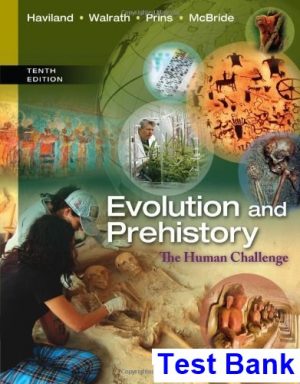 test bank for evolution and prehistory the human challenge 10th edition by haviland
