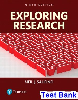 test bank for exploring research 9th edition by salkind ibsn 9780134625591