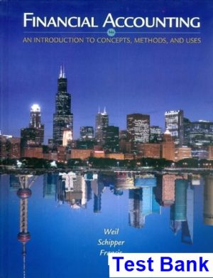test bank for financial accounting an introduction to concepts methods and uses 14th edition by weil