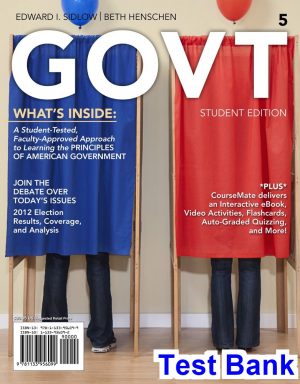 test bank for govt 5th edition by sidlow