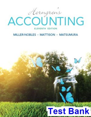 test bank for horngrens accounting 11th edition by miller nobles