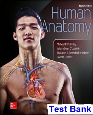 test bank for human anatomy 4th edition by mckinley