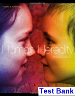 test bank for human heredity principles and issues 10th edition by michael cummings