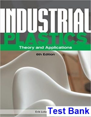 test bank for industrial plastics theory and applications 6th edition by lokensgard ibsn 9781285061238