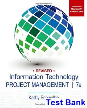 test bank for information technology project management 7th edition by kathy schwalbe