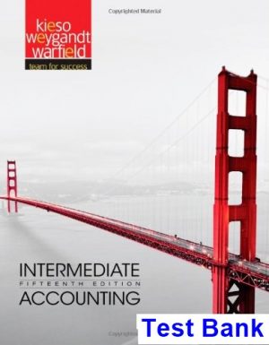 test bank for intermediate accounting 15th edition by kieso