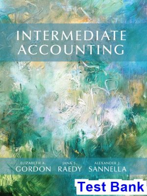 test bank for intermediate accounting 1st edition by gordon