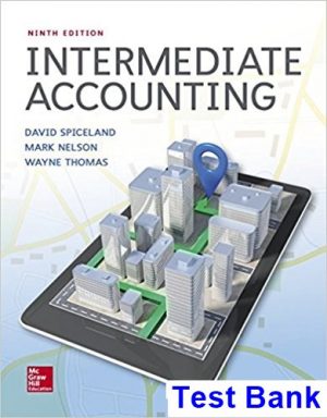 test bank for intermediate accounting 9th edition by spiceland ibsn 125972266x