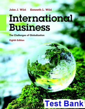 test bank for international business the challenges of globalization 8th edition by wild