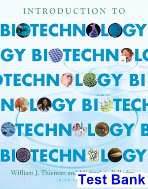 test bank for introduction to biotechnology 3rd edition by thieman