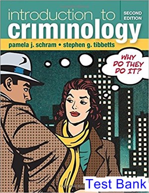 test bank for introduction to criminology why do they do it 2nd edition by schram ibsn 9781506347561