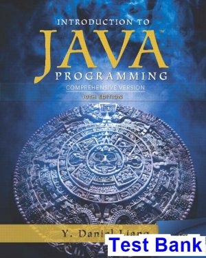 test bank for introduction to java programming comprehensive version 10th edition by liang ibsn 9780133813463