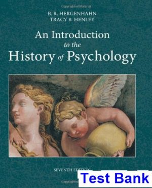 test bank for introduction to the history of psychology 7th edition by hergenhahn