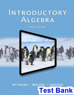 test bank for introductory algebra 12th edition by bittinger