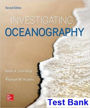 test bank for investigating oceanography 2nd edition by sverdrup