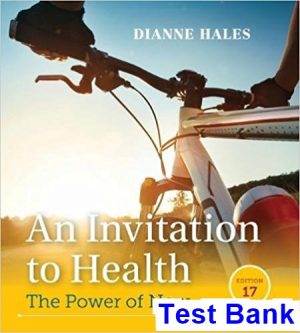 test bank for invitation to health 17th edition by hales ibsn 9781305638006