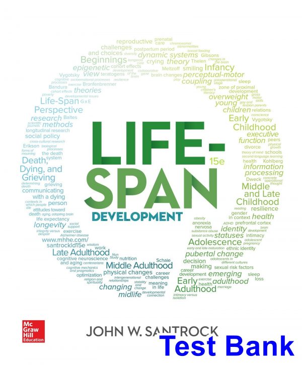 test bank for life span development 15th edition by santrock