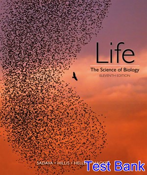test bank for life the science of biology 11th edition by sadava ibsn 9781319010164