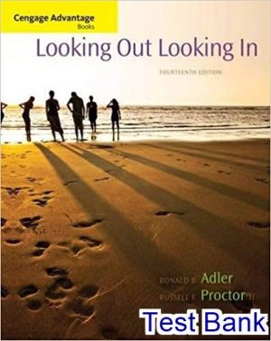 test bank for looking out looking in 14th edition by adler