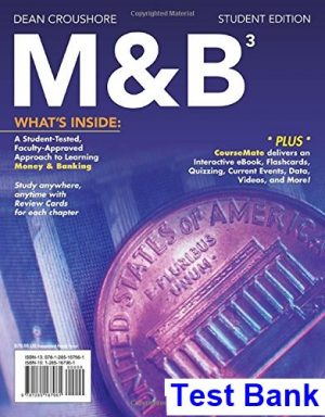 test bank for m and b 3 3rd edition by dean croushore
