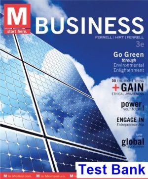 test bank for m business 3rd edition by ferrell
