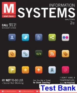 test bank for m information systems 2nd edition by paige baltza