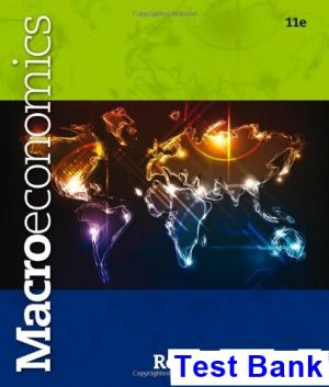 test bank for macroeconomics 11th edition by arnold