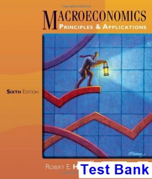 test bank for macroeconomics 6th edition by hall