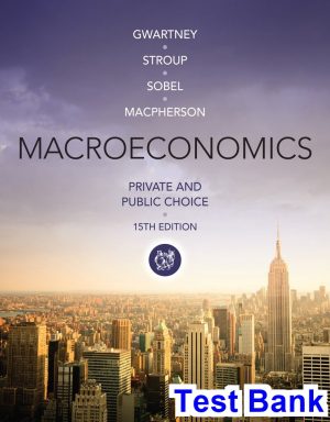 test bank for macroeconomics private and public choice 15th edition by gwartney