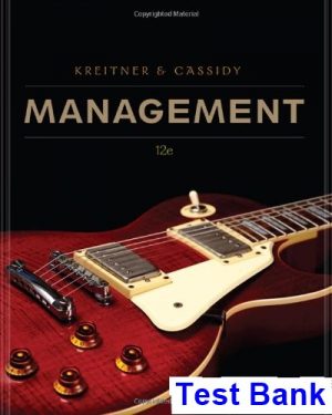 test bank for management 12th edition by kreitner
