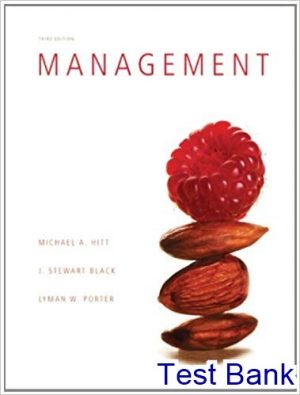 test bank for management 3rd edition by hitt