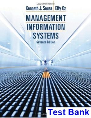 test bank for management information systems 7th edition by sousa