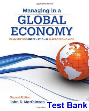 test bank for managing in a global economy demystifying international macroeconomics 2nd edition by marthinsen