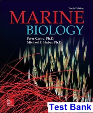 test bank for marine biology 10th edition by castro