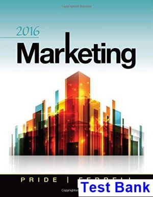 test bank for marketing 2016 18th edition by pride