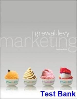 test bank for marketing 4th edition by grewal