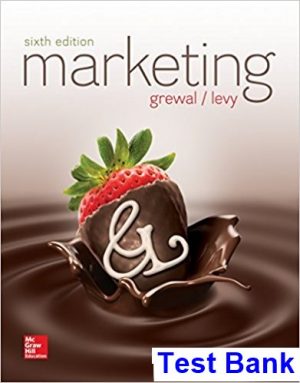 test bank for marketing 6th edition by grewal ibsn 1259709078