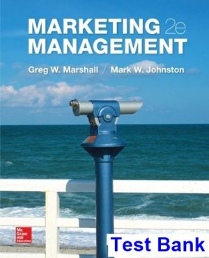 test bank for marketing management 2nd edition by marshall